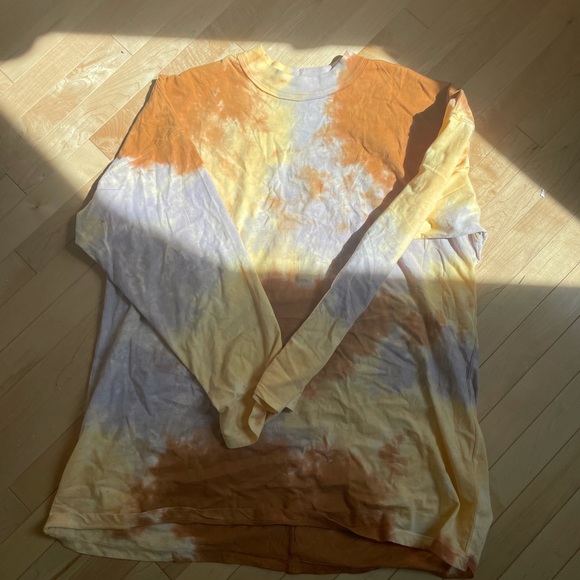 Free People Be Free Tie Dye Tee in Lilac Woods - Picture 2 of 2